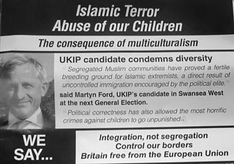 Read more about the article Tory Candidate Suspended Over Racist UKIP Flyer