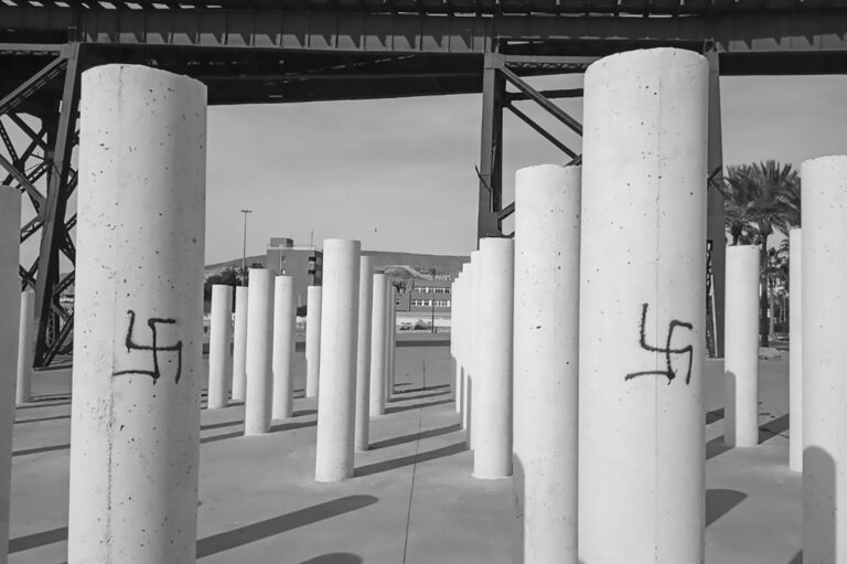 Read more about the article Anti-Semitic Graffiti Found On Holocaust Monument