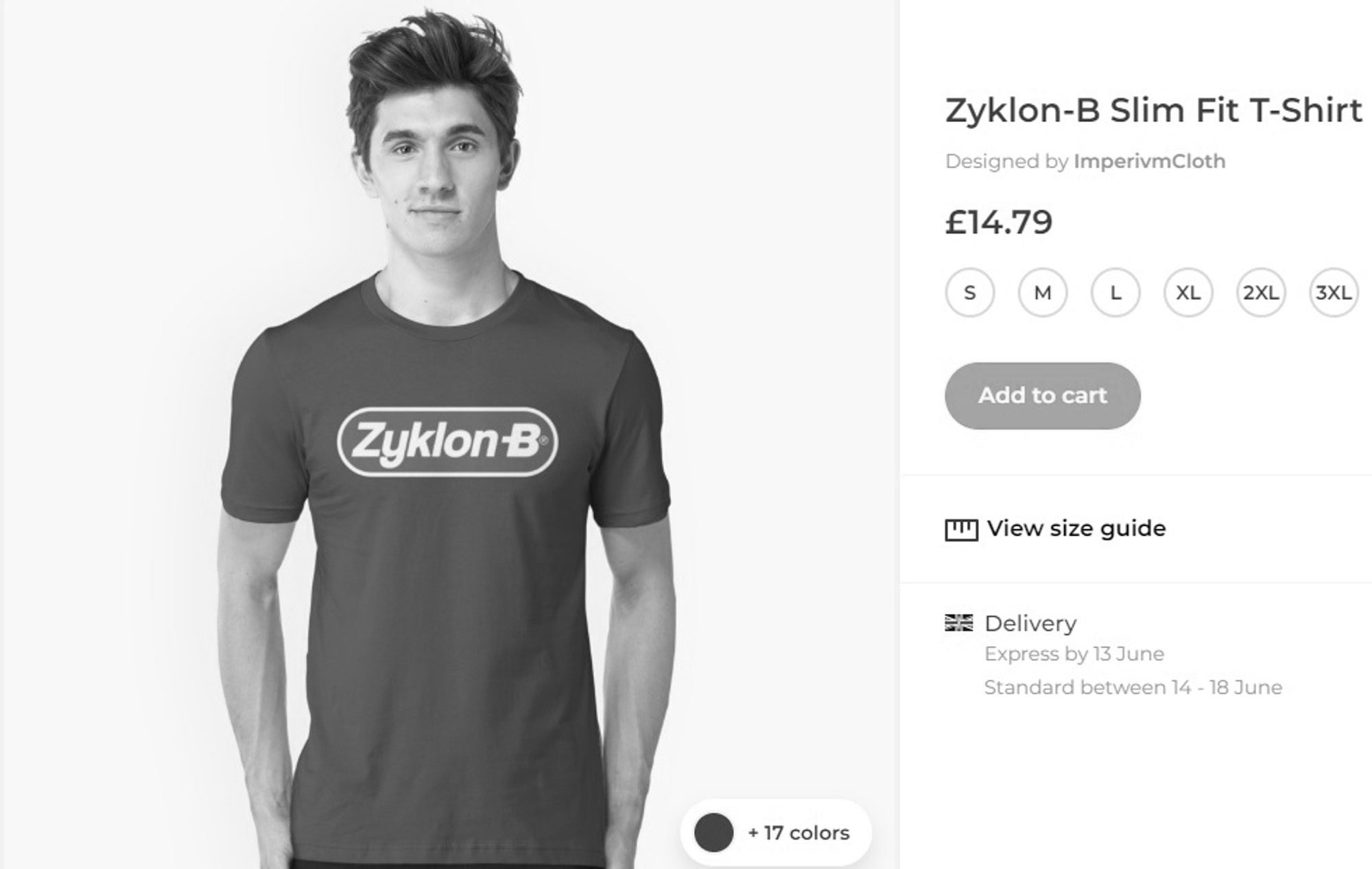 Read more about the article Yorkshire Designer Blasted For Selling Nazi Gas Shirts
