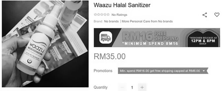 Read more about the article Fears As Halal COVID Sanitisers Without Booze Go On Sale
