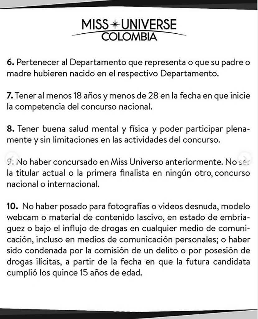Credit: CEN/@missuniversecolombiaorg