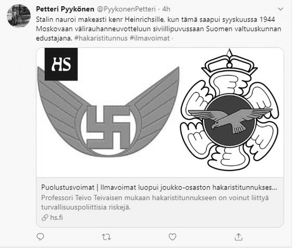 Finnish Air Force Quietly Ditches Swastika From Logo