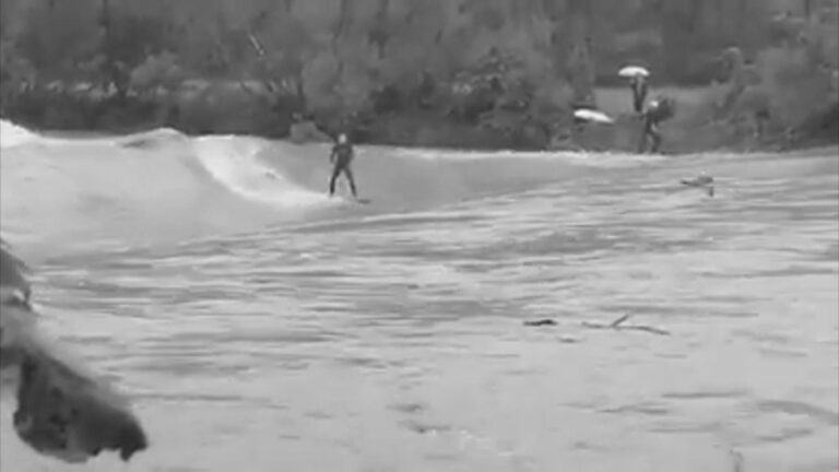 Read more about the article Man Surfs On Torrential River In Landlocked Austria