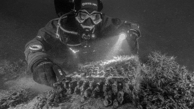 Read more about the article Nazi Enigma Machine Found By Divers Collecting Abandoned Fishing Nets