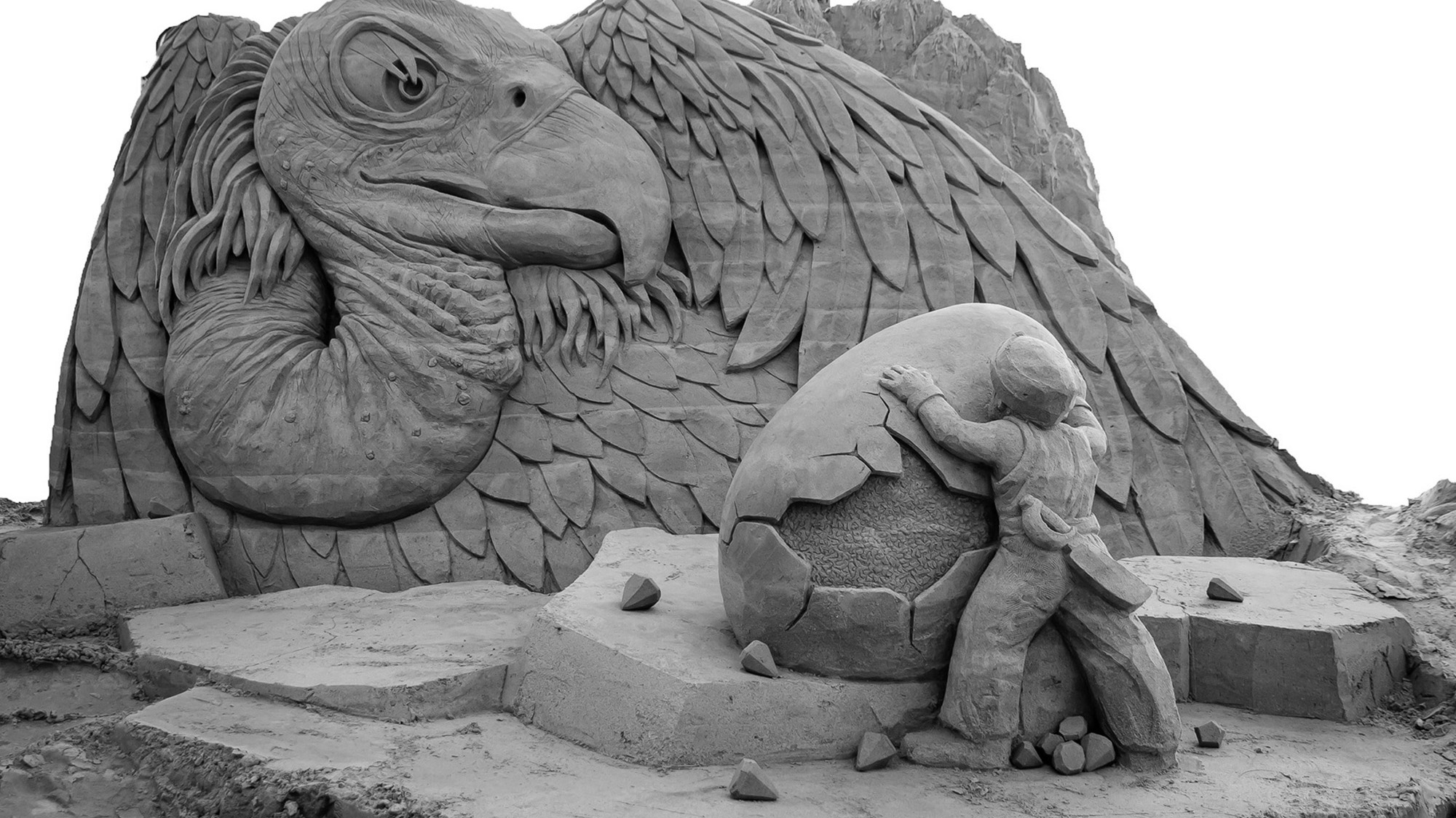 Credit: Sandskulpturen Ausstellung Travemunde - Yves Weiske/Newsflash