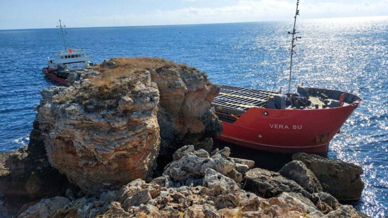 Read more about the article Bulgaria Blames Turkish Crew After Huge Cargo Ship Runs Aground Off Coast