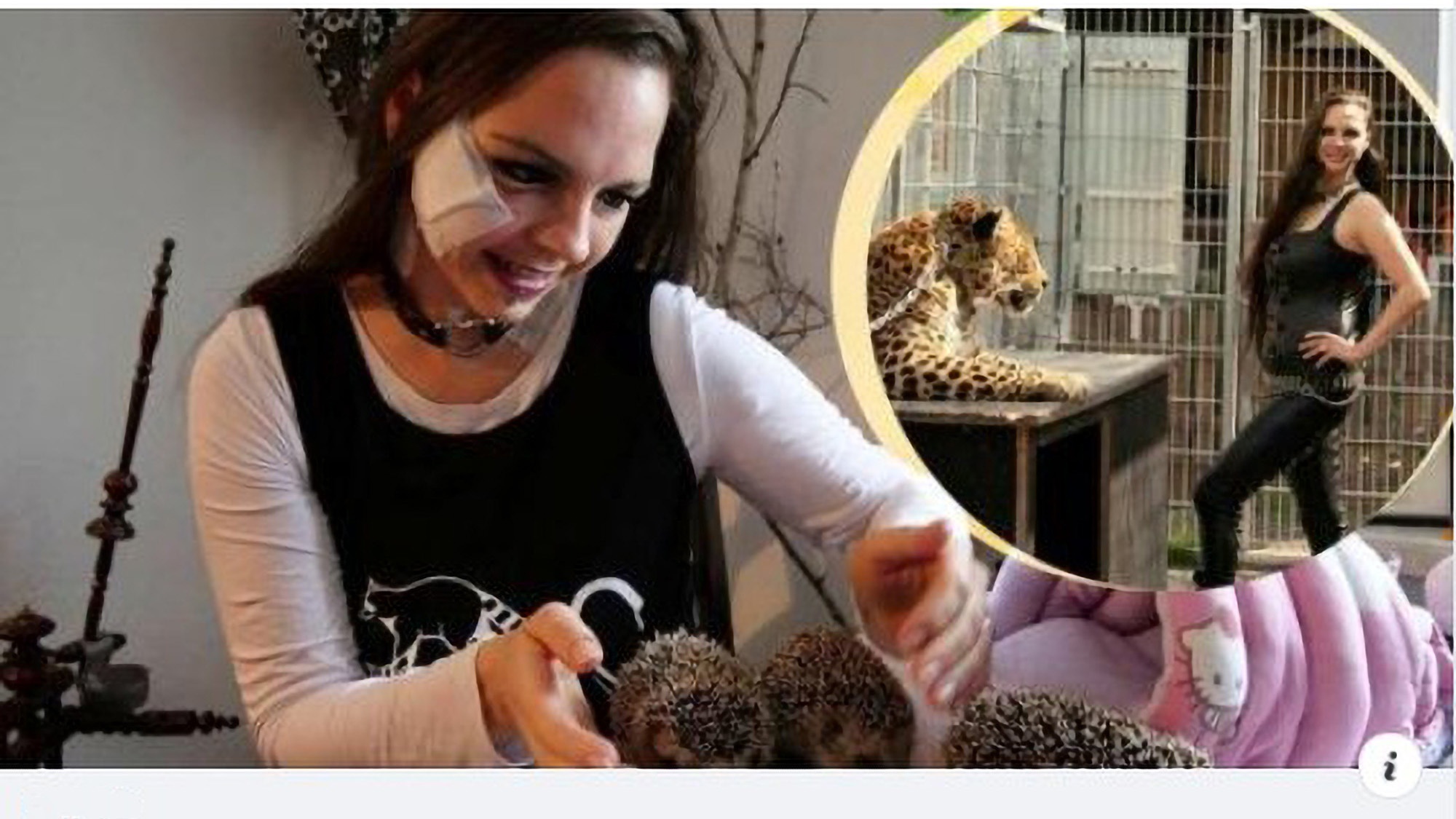 Read more about the article Model Disfigured By Leopard During Photoshoot Goes Back To Taking Care Of Animals In Need
