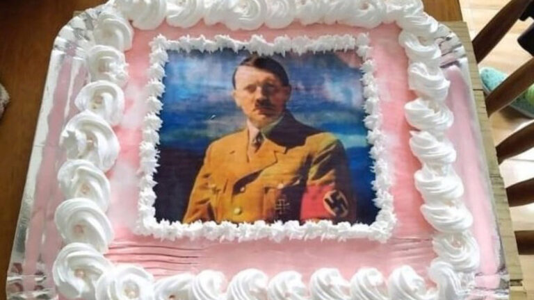 Read more about the article Cops Probe History Student For Celebrating Birthday With Cake Topped With Hitler In Uniform