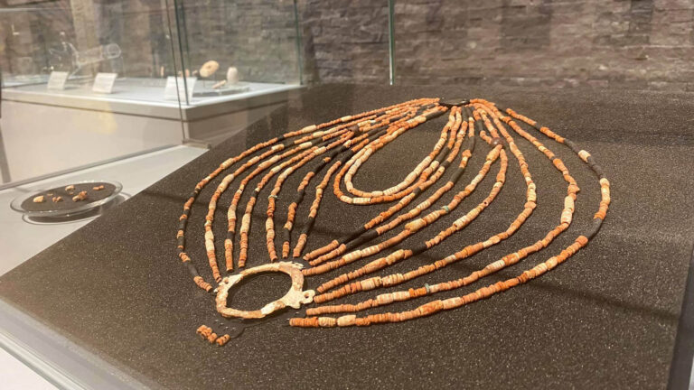 Read more about the article Ornate Bead Necklace Found In 9000 Year Old Tomb Of Young Girl