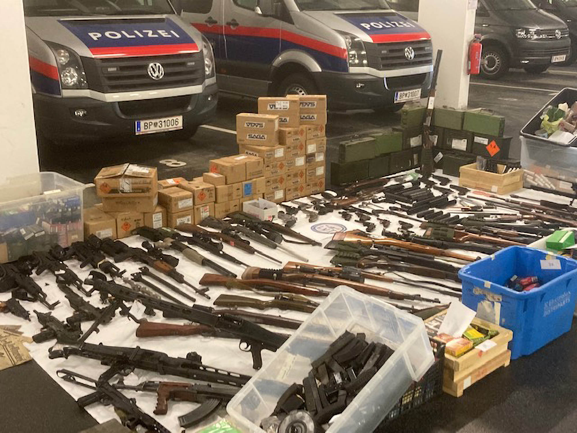 Read more about the article Anti Terror Cops Bust Austrian Neo Nazi With Massive Weapons Arsenal And Over A Tonne Of Ammo