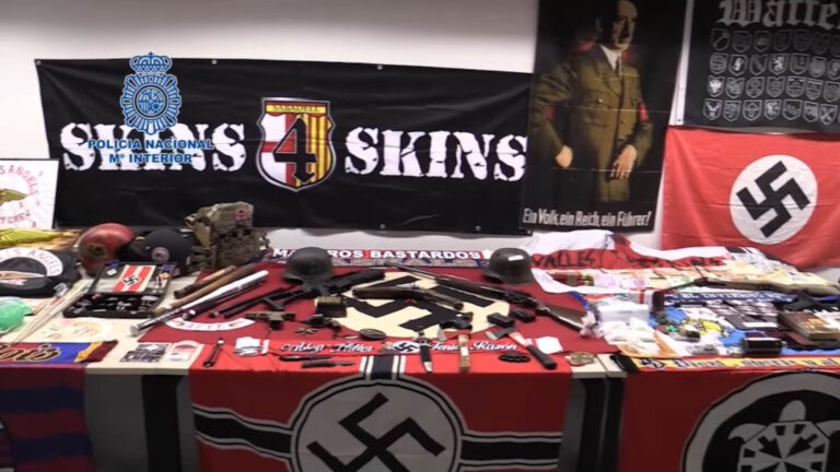 Read more about the article Spanish Cops Smash Violent Barca Ultras Gang And Seize Several Nazi Items Including Hitler-Was-Right Scarf