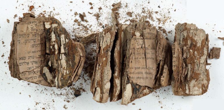 Read more about the article Remains Of Rare Jewish Prayer Books Whose Owners Were Murdered By The Nazis Discovered In Germany