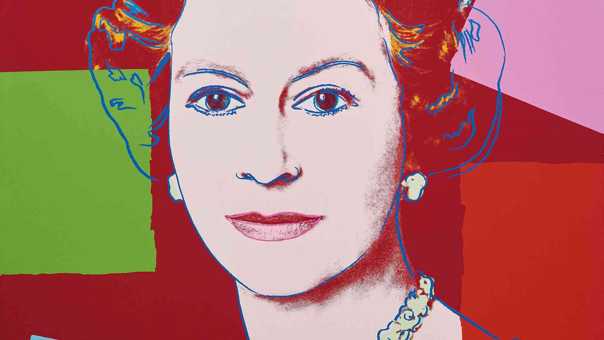 Read more about the article Andy Warhol Piece Of Queen Elizabeth II For Her 25th Coronation Anniversary Goes Under The Hammer