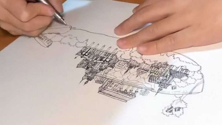 Read more about the article Boy’s Astonishing Architectural Drawings Based On Vegetable Outlines