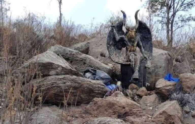 Read more about the article Effigy Of Baphomet With Pentagram And Dead Animals Found During Easter Walk