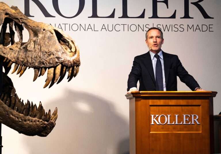 Read more about the article Massive T-Rex Skeleton Fetches GBP 5 Million In Switzerland