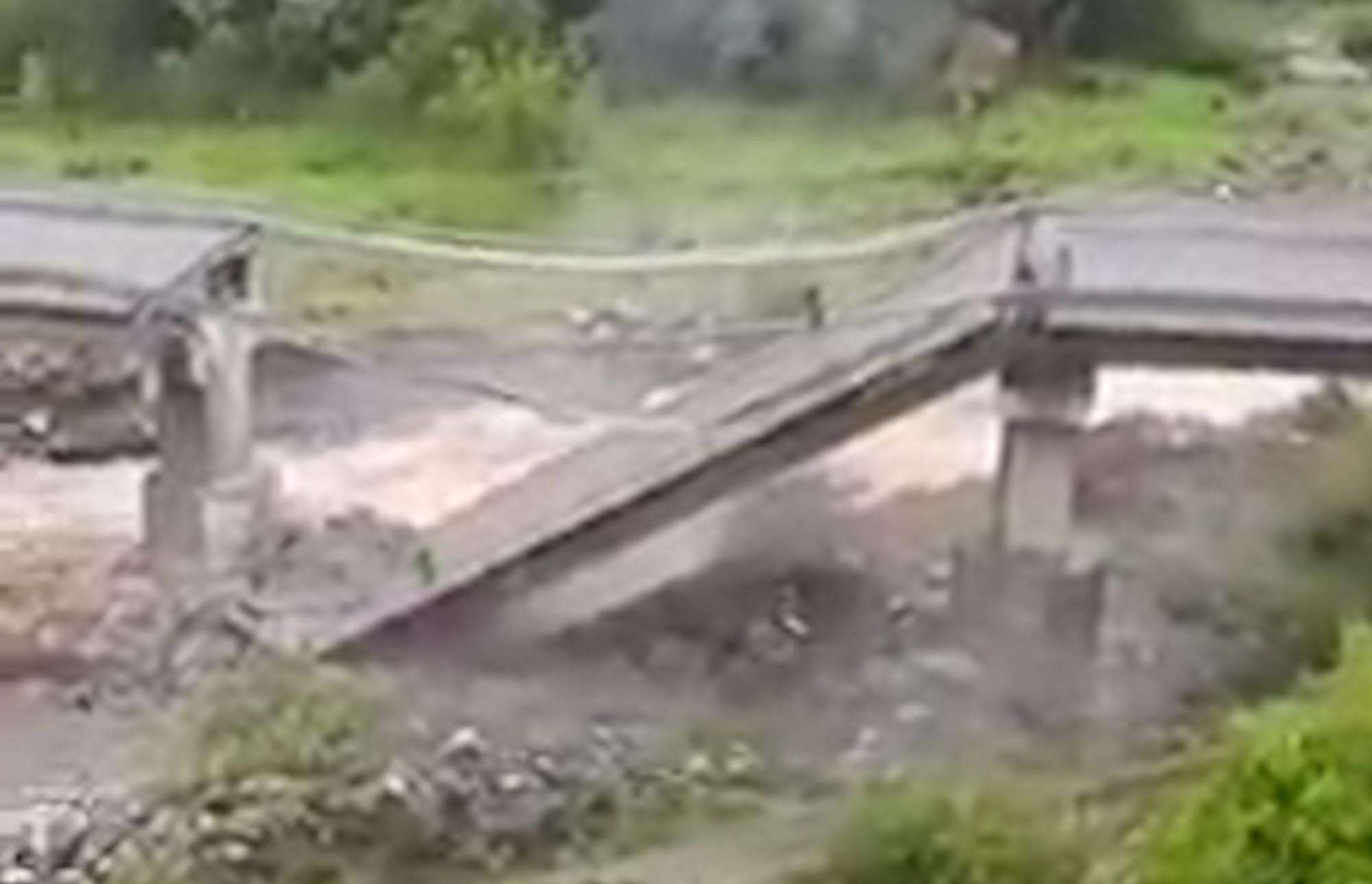 Huge Section Of Italian Bridge Built Just Nine Years Ago Collapses During Storm