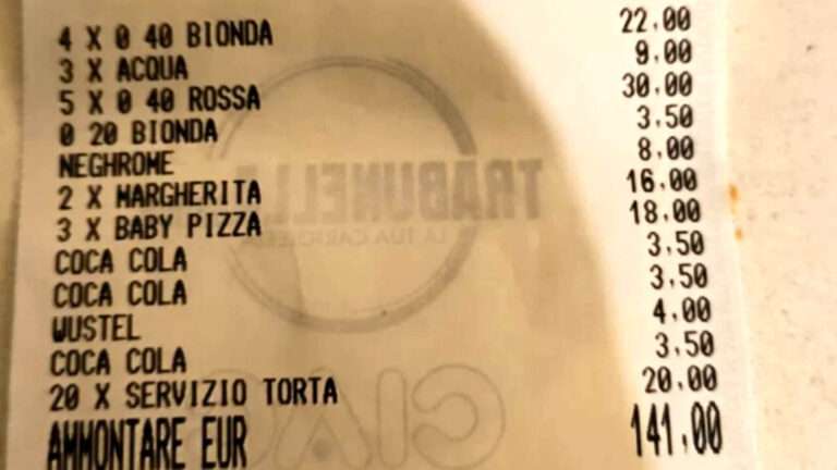Read more about the article Italian Restaurant Charges EUR 20 Just To Cut Birthday Cake