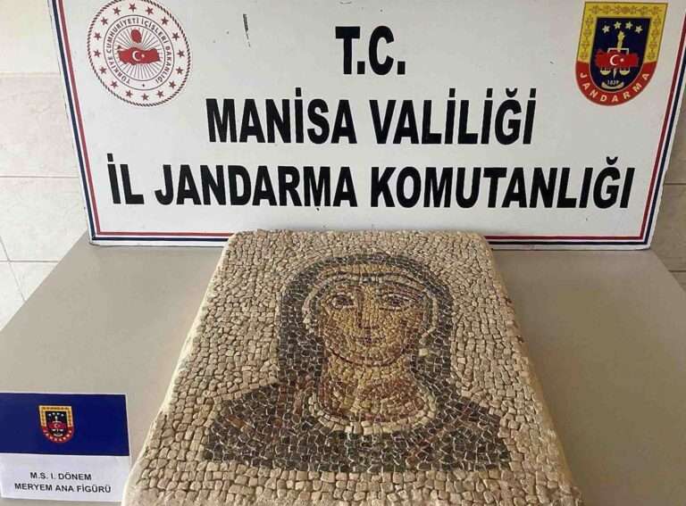Smuggler Seized With Ancient GBP 1.2 Million Mosaic Of Virgin Mary From Time Of Christ
